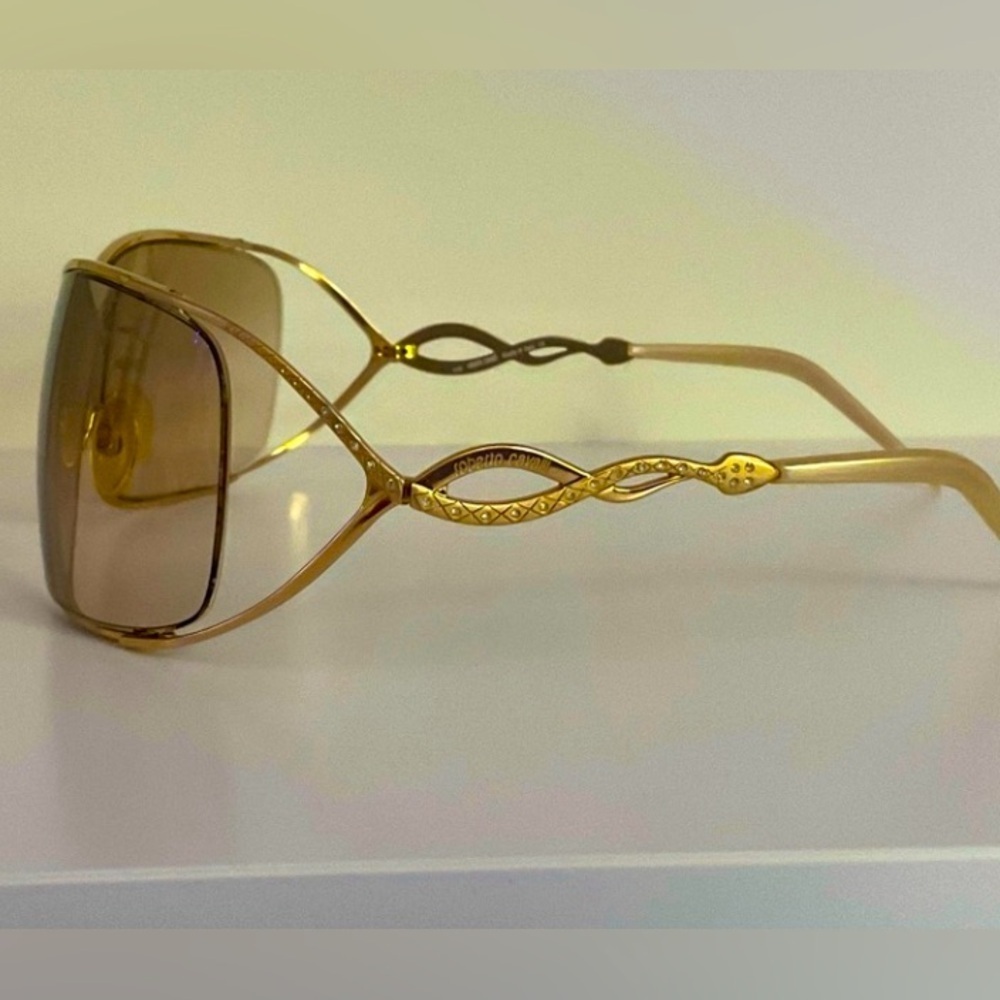 2001 Roberto Cavalli Snake w Swarovski Crystal sunglasses $1100 MSRP